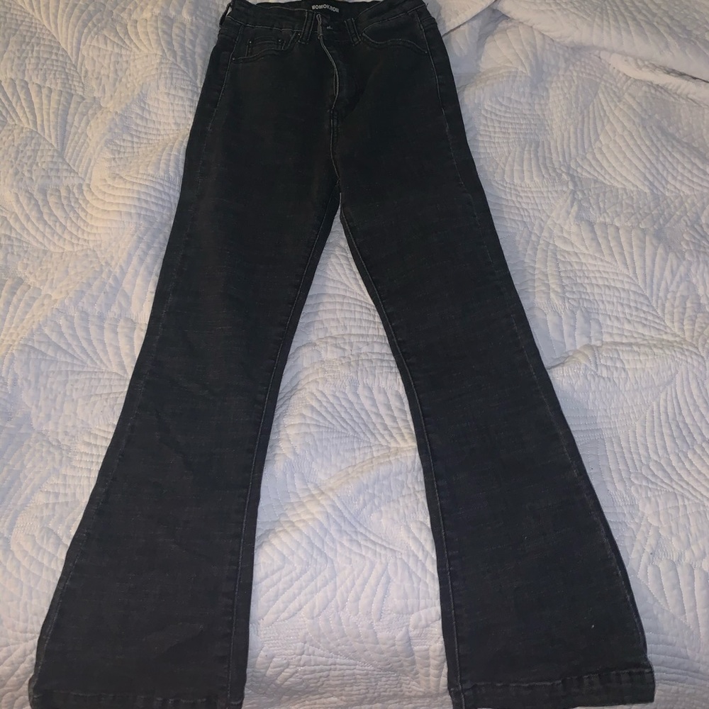 Nasty gal- momokrom black denim jeans